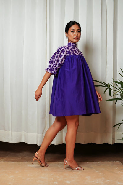 Purple flower dress