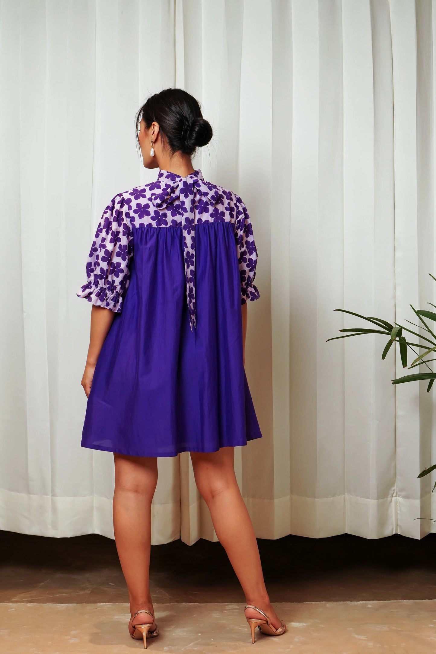 Purple flower dress
