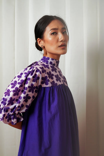 Purple flower dress